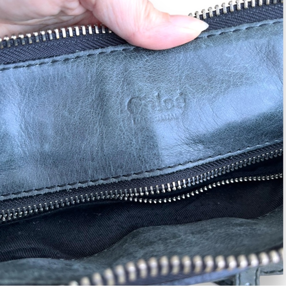 Rare gray Chloe Edith bag authentic - Picture 9 of 17